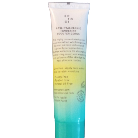 Soroci Low Hyaluronic Acid Tangerine booster serum 15g/.5 Oz. - Picture 2 of 2